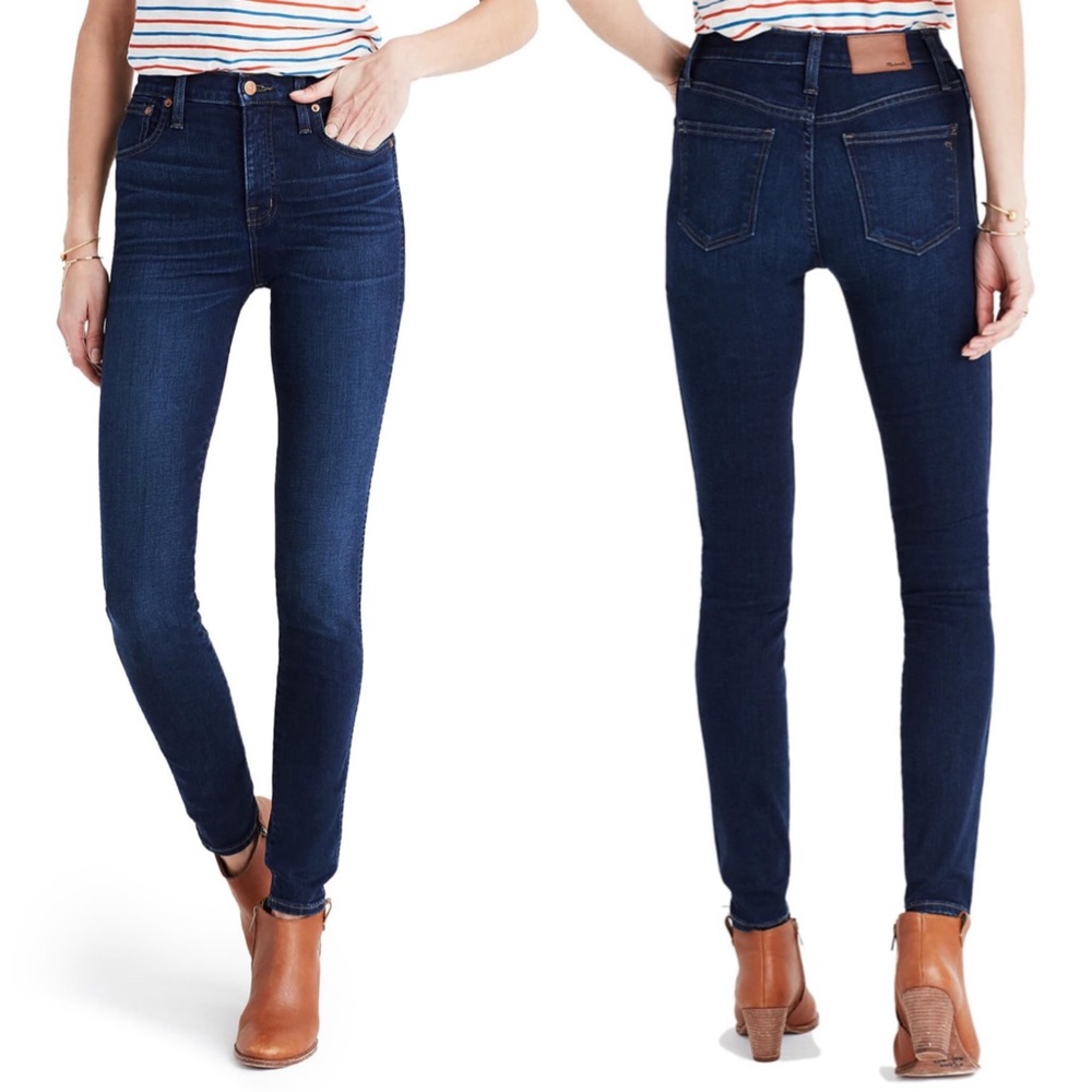 Madewell 10” High-Rise Skinny Blue Jeans Size 29